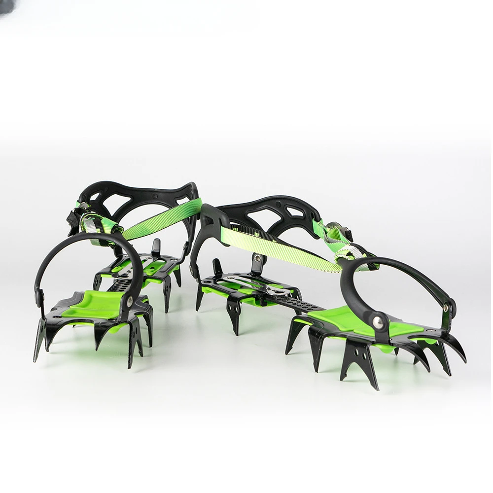 BRS-S1A Snow Leopard Walking Bundled Fourteen-Tooth Crampons Long Tooth, Outdoor, Snow Non-Slip