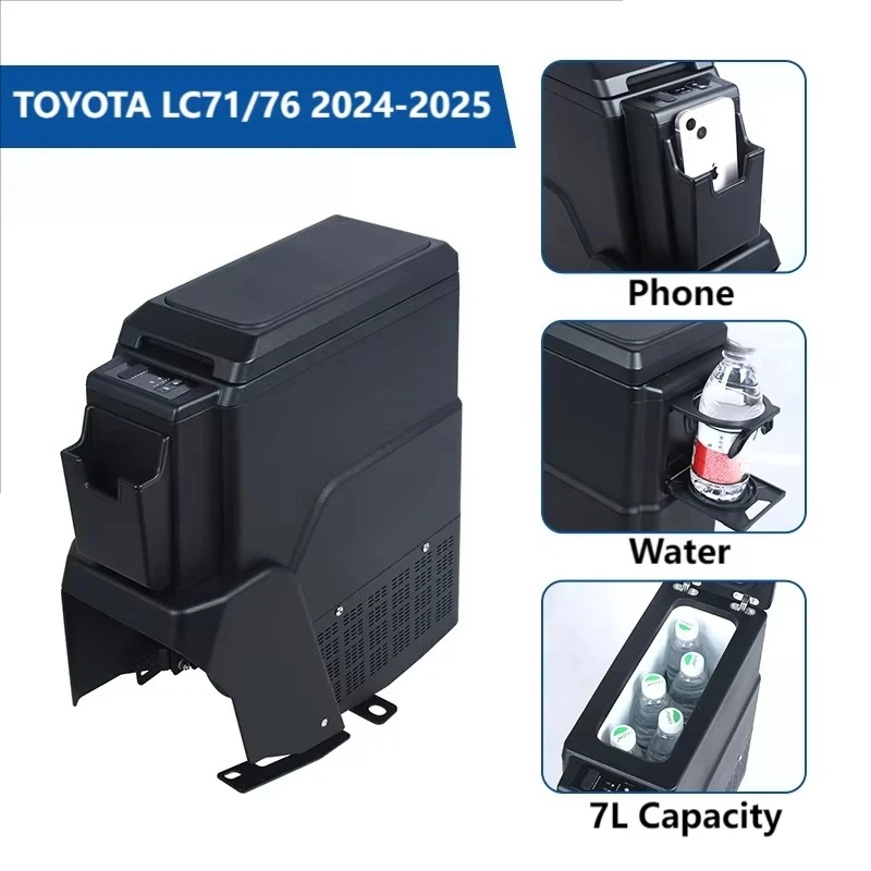 AC.684.229 Car Ice Maker Compressor Freezer 7L Single Temperature Control 12V Low Noise LED Display Vehicle