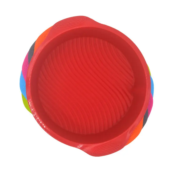 9 Inch Round Silicone Cake Mold Spot Wholesale High Temperature Resistant Non-stick Cake Baking Tools Model Number Material Type