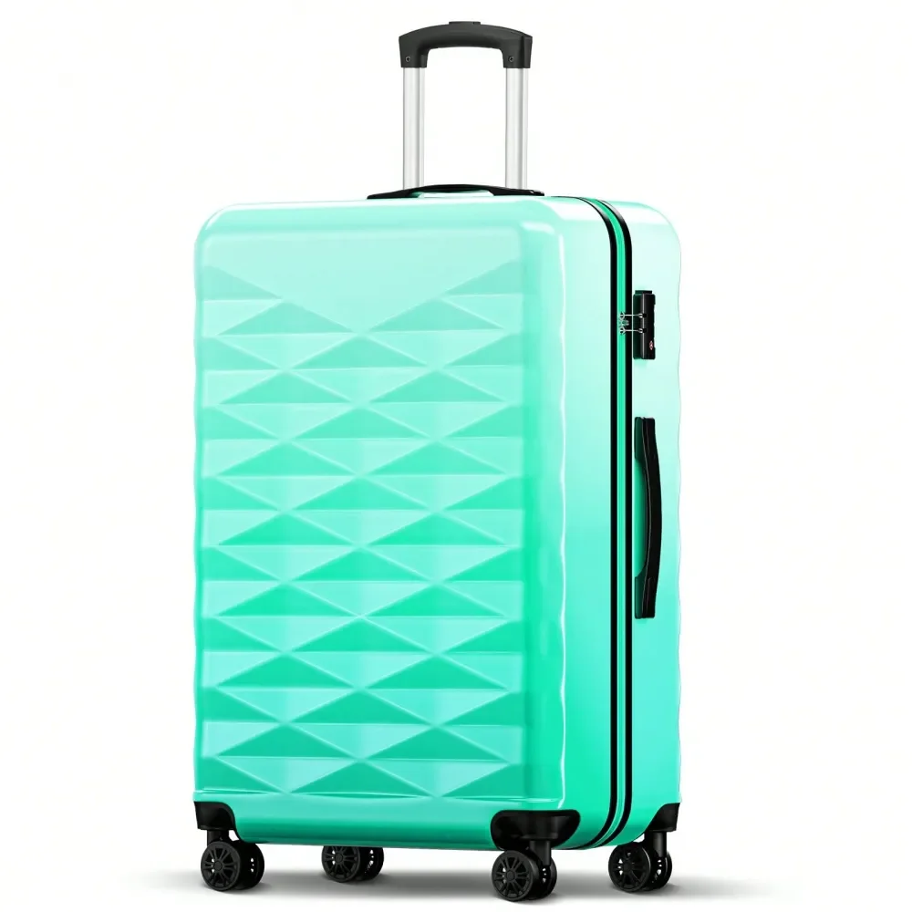 28 Inch CarryOn Suitcase With Spinner Wheels,Hard Shell Suitcases,Lightweight Rolling Luggage For Women,Equipped With 360 Spinne