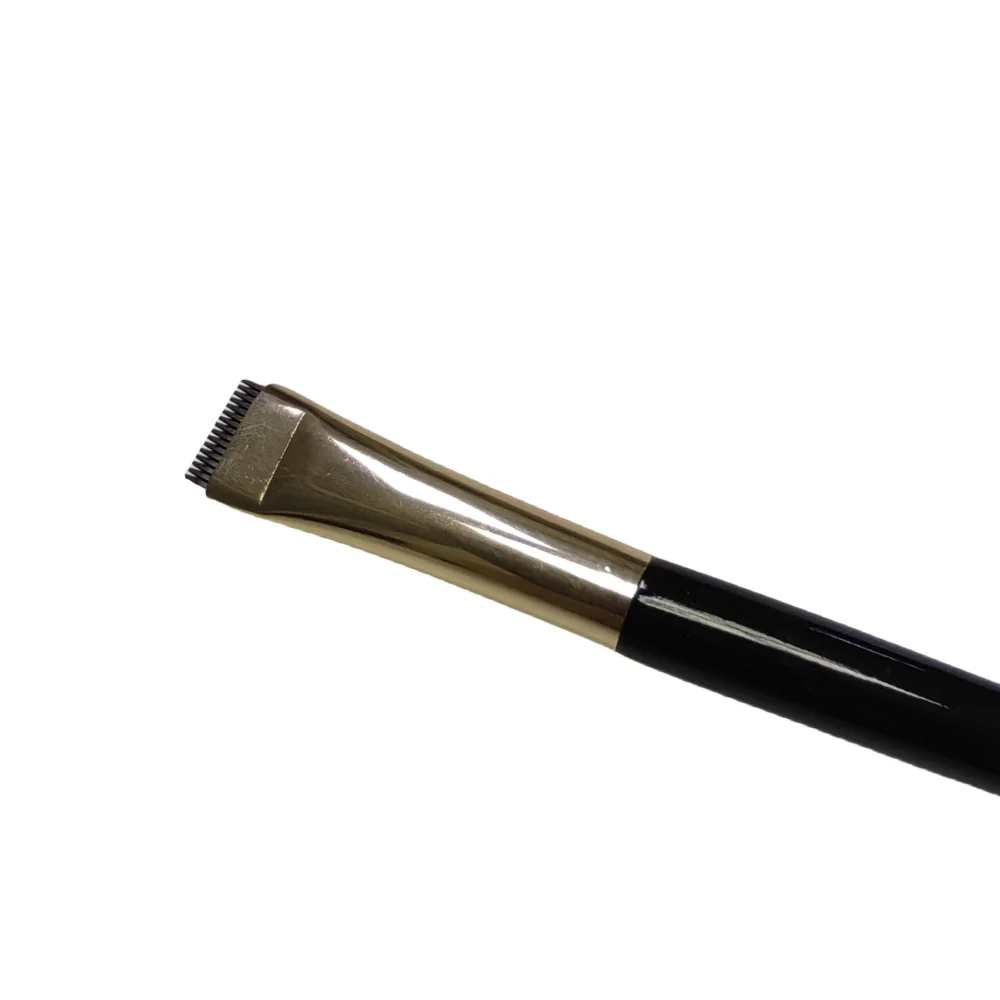 Reusable Black Color Tip Eyebrow Lamination Brushes comb Wooden Glue Balm Lash Lift  Tools Private Label Available