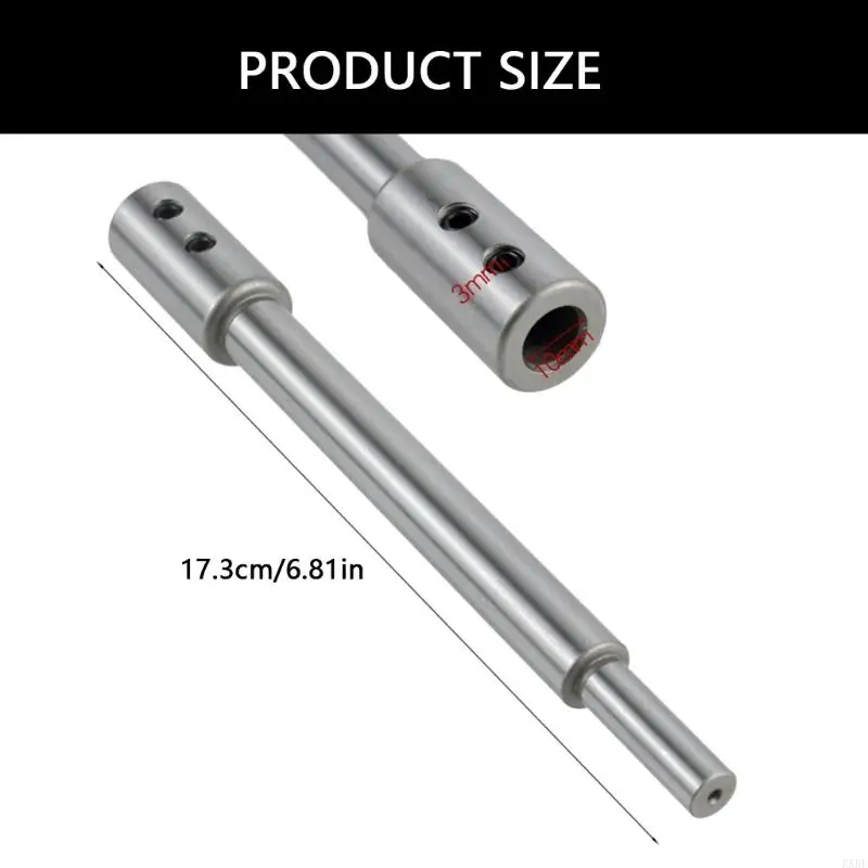 Bit Extension 173mm Long Drill Bit Steel Extension Rod Drill Bit Extension Post KXRE