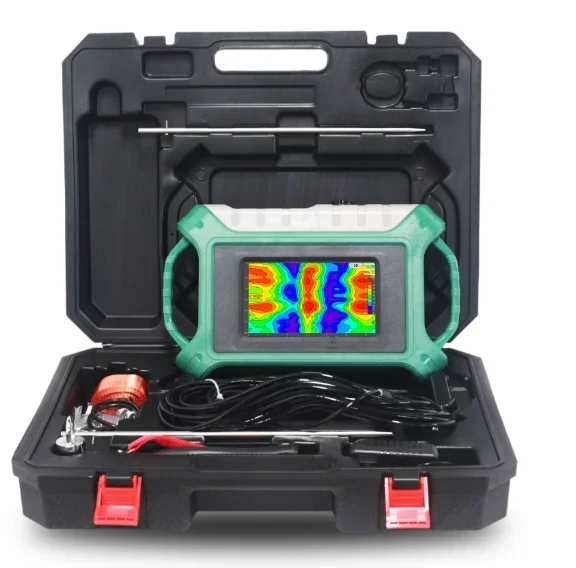 New ADMT-300S-X Single Channel 0-300m Groundwater DetectorAndroid Screen Groundwater Locator Automatic Imaging