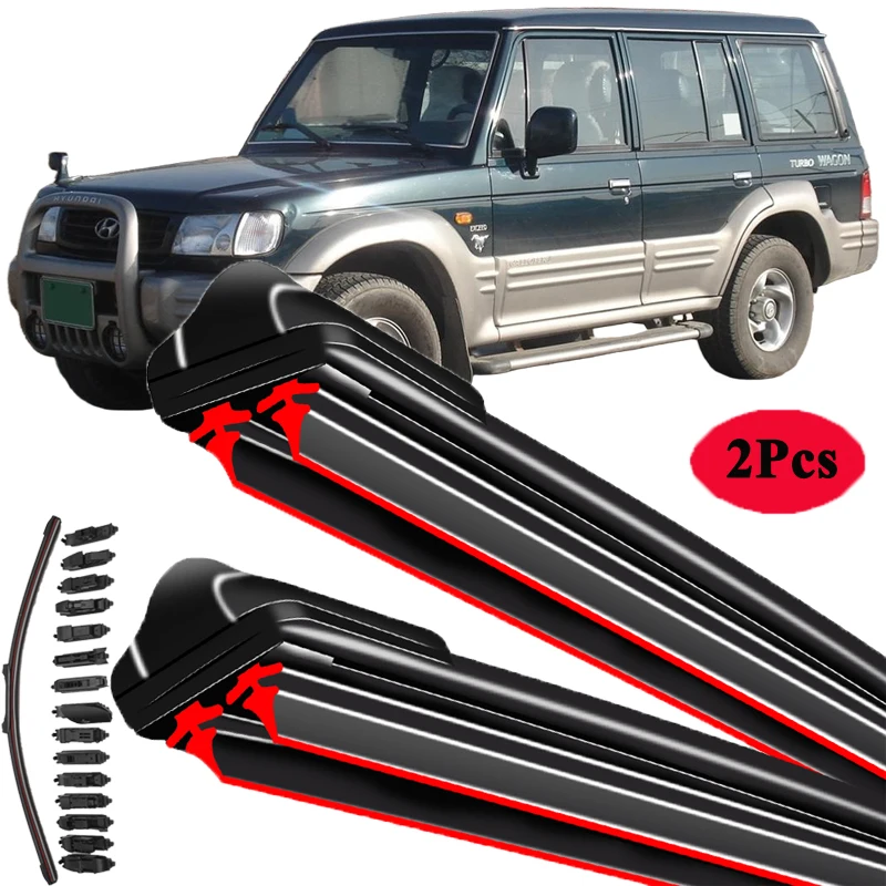 

For HYUNDAI GALLOPER II JK-01 1997 1999 2000 01 2002 2003 Windscreen Windshield Brushes Accessories Washer Car Front Wiper Blade