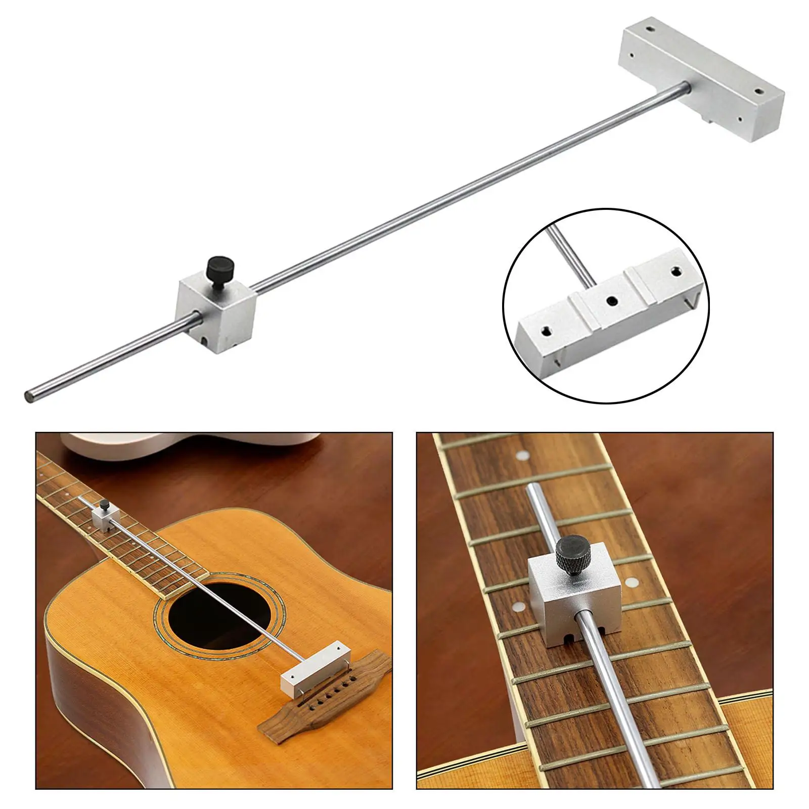 

Guitar Chord Positioning Tool Measurement Device Luthier Tool Maintenance Accessory String Length Locator
