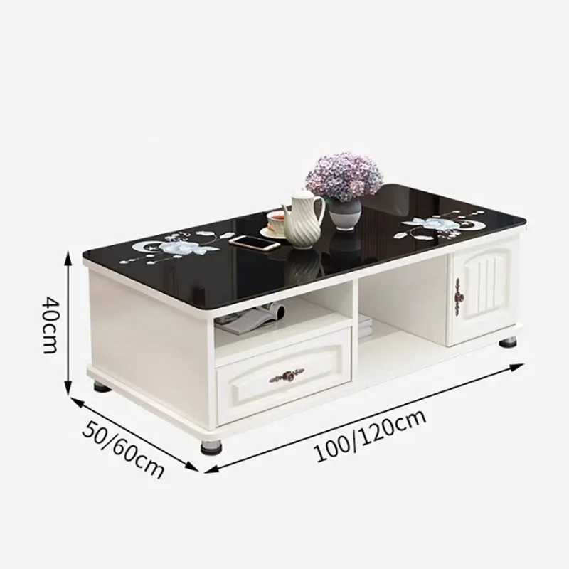 Nordic Living Room Coffee Table Slate Storage Trendy Simplicity Coffee Tables Marble Effect Stolik Kawowy Home Furniture