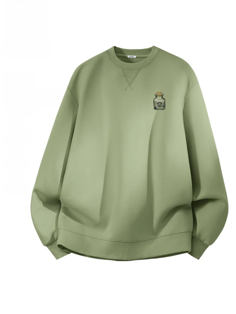 

een Heavyweight round Ne Sweatirt Men's Long Sve Spring Design Trendy Brand Comfortable Breathable Casual...