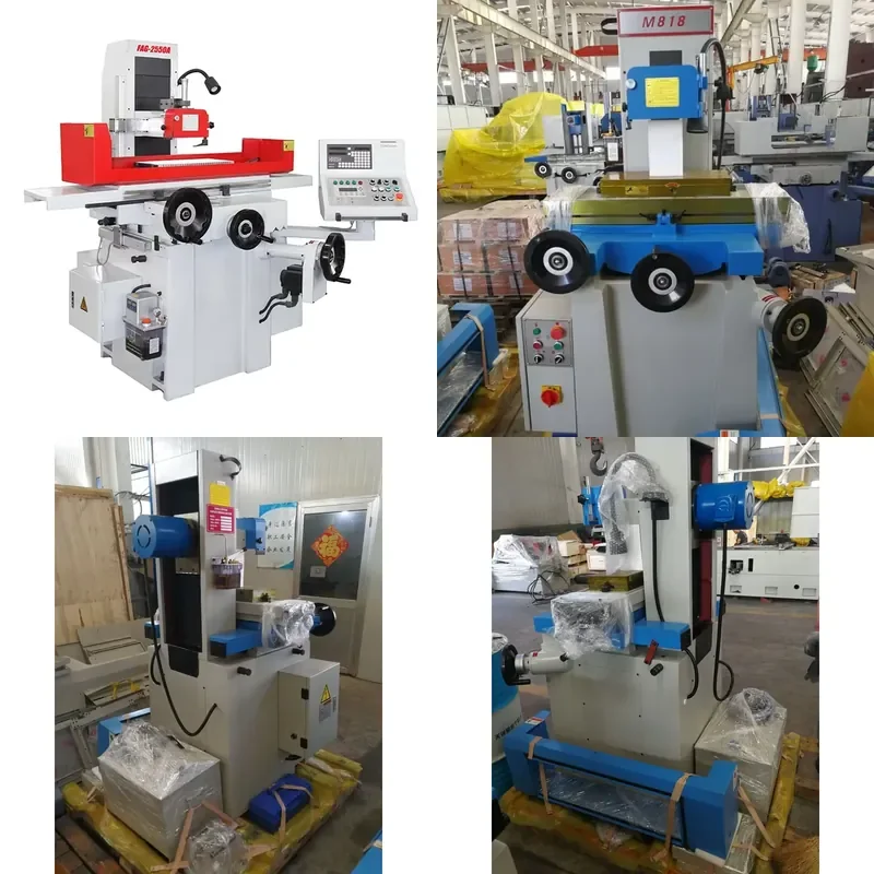 M818A Manual Surface Grinder Precision Benchtop Grinding Machine for Metalworking Industrial Workshop Tool