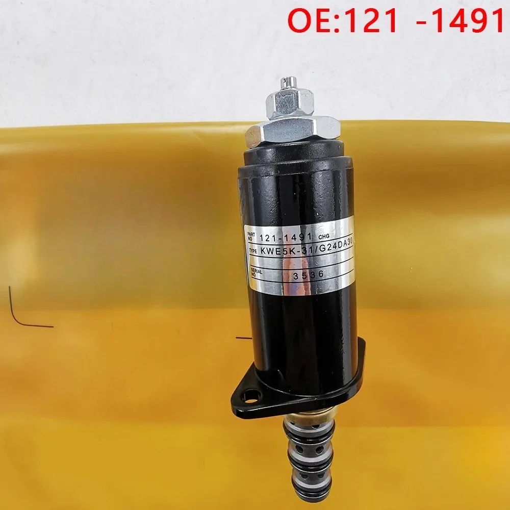 

High quality New For 121-1491 Draaiende Magneetventiel Voor Rups E320b/C/D 315c 325c 1211491 KWE5K-31 G24da30 121-1491