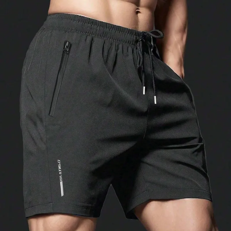 

UETEEY Hot Gym Fitness Shorts Men Sports Training Running Jogging Casual Men's Shorts Quick Dry Elastic Workout Short Pants Man