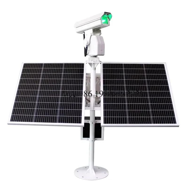 WMWMNU AI Smart Solar Bird Repellent 360 Degree Rotation High Effective Deterrent for Birds Pigeons Farmland Airport Orchard