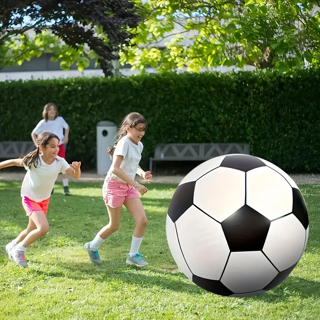 Juegos deportivos al aire libre, balón de fútbol gigante de PVC, pelota de juguete deportiva para césped de otoño, pelota de playa de verano para niños, regalo, pelota de juegos al aire libre