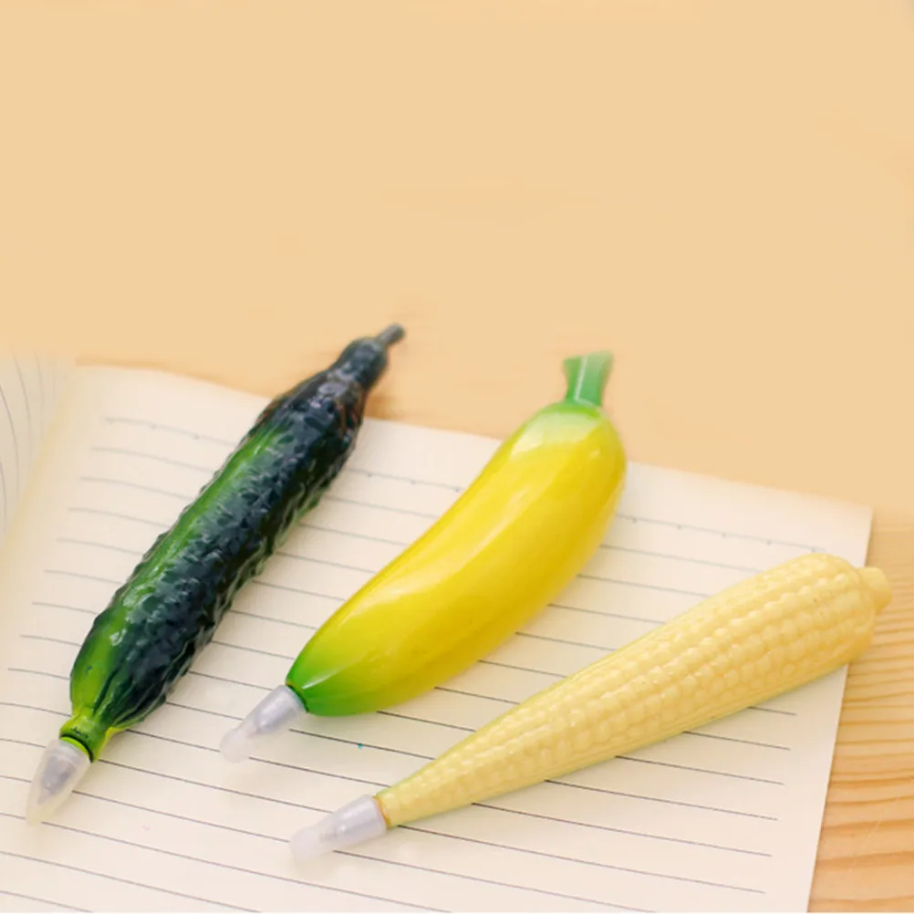 

1Pcs Vegetable Theme Cartoon Ballpoint Pen Premium Material Non Slip Comfortable Grip for Students Teachers Home Office