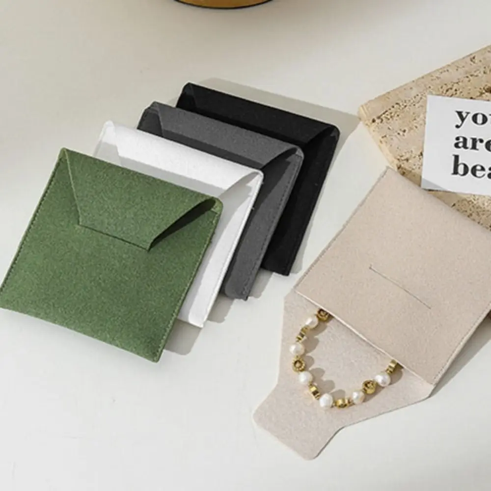 

5Pcs Velvet Jewelry Packing Bag Bracelet Necklace Large Capacity Jewelry Display Box Organizer Rings Earrings