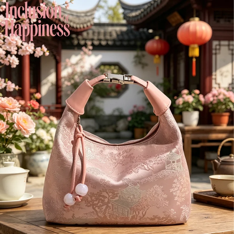 

Дизайнерские маленькие сумки через плечо в китайском стиле для женщин, 2024, роскошные дизайнерские милые модные сумки и кошельки, сумка на плечо