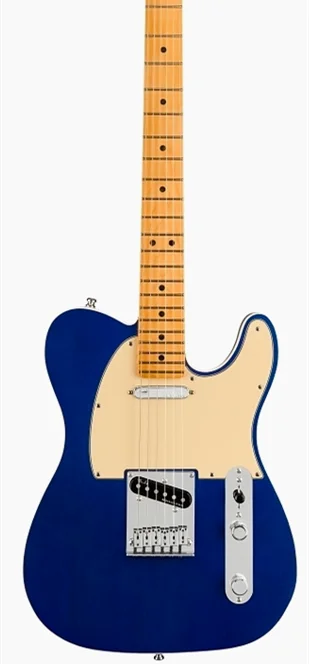 Telecast Electric Guitar,Imported alder wood body, shining blue and silver, all over sandwich, lightning package