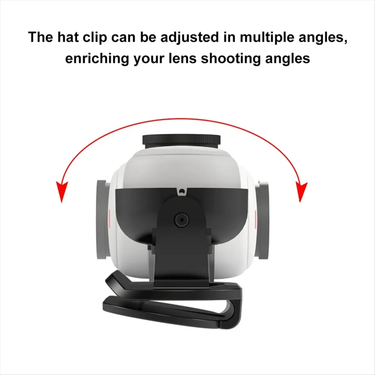 A003 For Go 3 GO 3S Clip Mount Hat Clip Quick Release Clamp Magnetic Frame Fixed Holder Thumb Camera Accessory