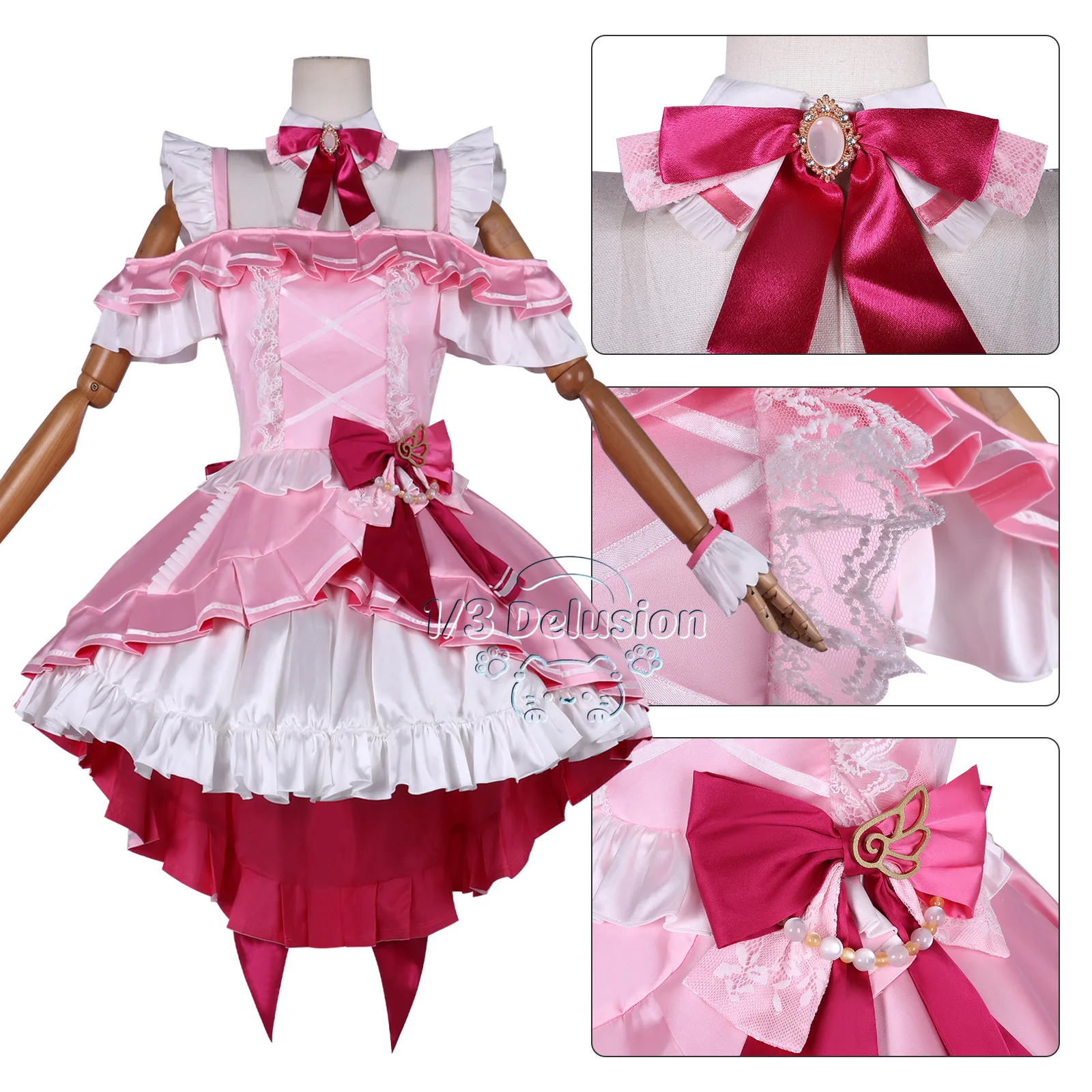 

Anime Love Live! Takami Chika Cosplay Costume Stage Wear Dress For Hallowmas Christmas Role Play Women 1/3 Delusion
