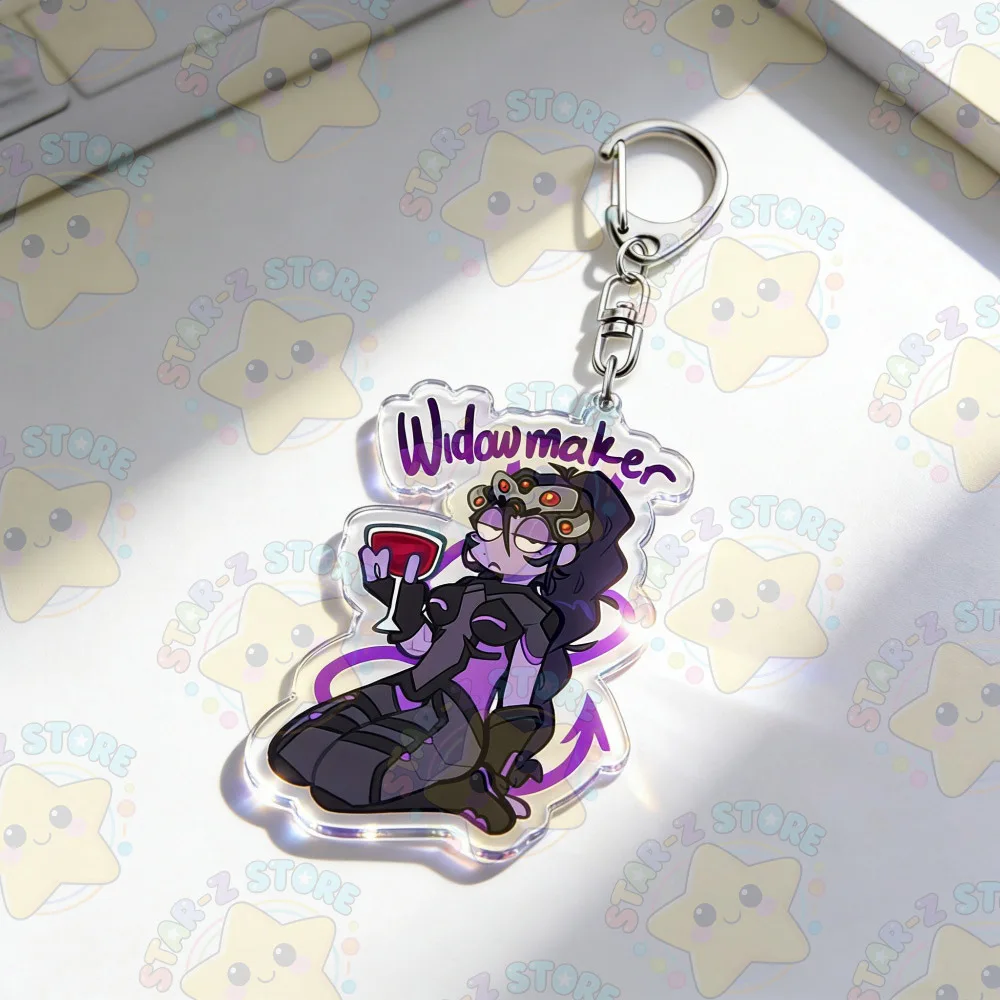 Overwatch Keychain Accessories Bag Anime Keyrings Jewelry Manga Game Fans Gifts view 6