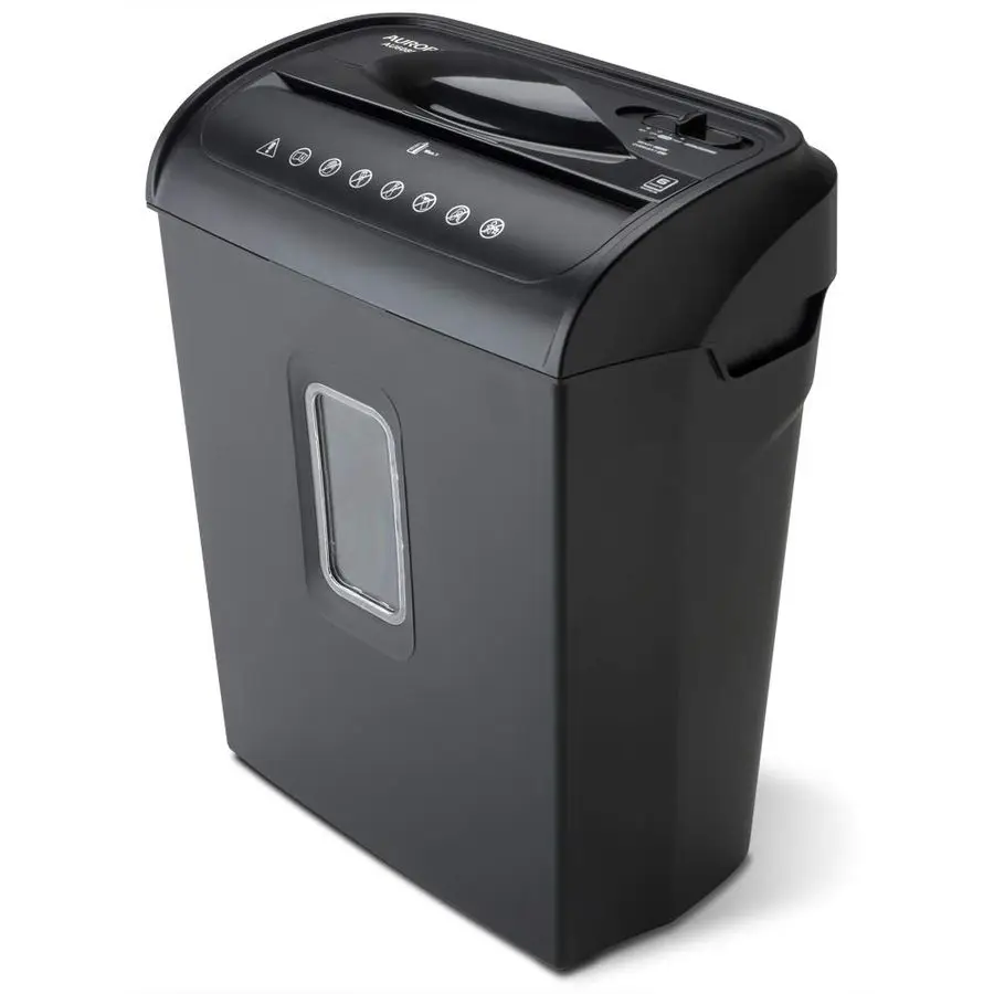 

AU608MB HighSecurity 6Sheet MicroCut Paper Credit Card Shredder with 3.5Gallon Wastebasket, 4Minute Continuous Running Time, Sec