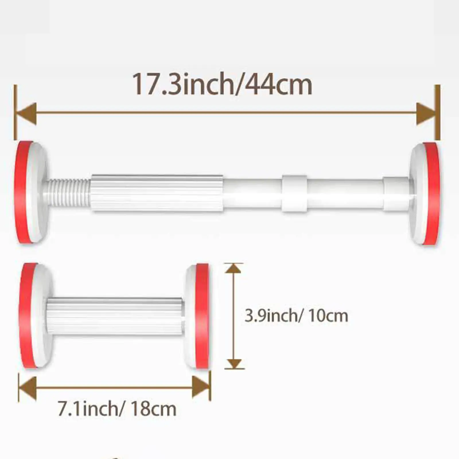 4Pcs Cabinet Support Pole Rods Cabinet Lifting Brackets Strong Bearing Capacity