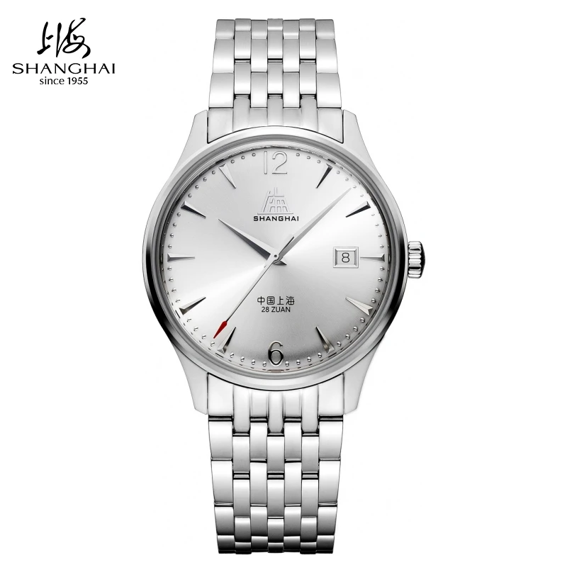 

Shanghai Watch Mechanical Wristwatch For Man 39mm Automatic Luxury Watch Vintage Date Sapphire Crystal Watches S5000.1800.011.08