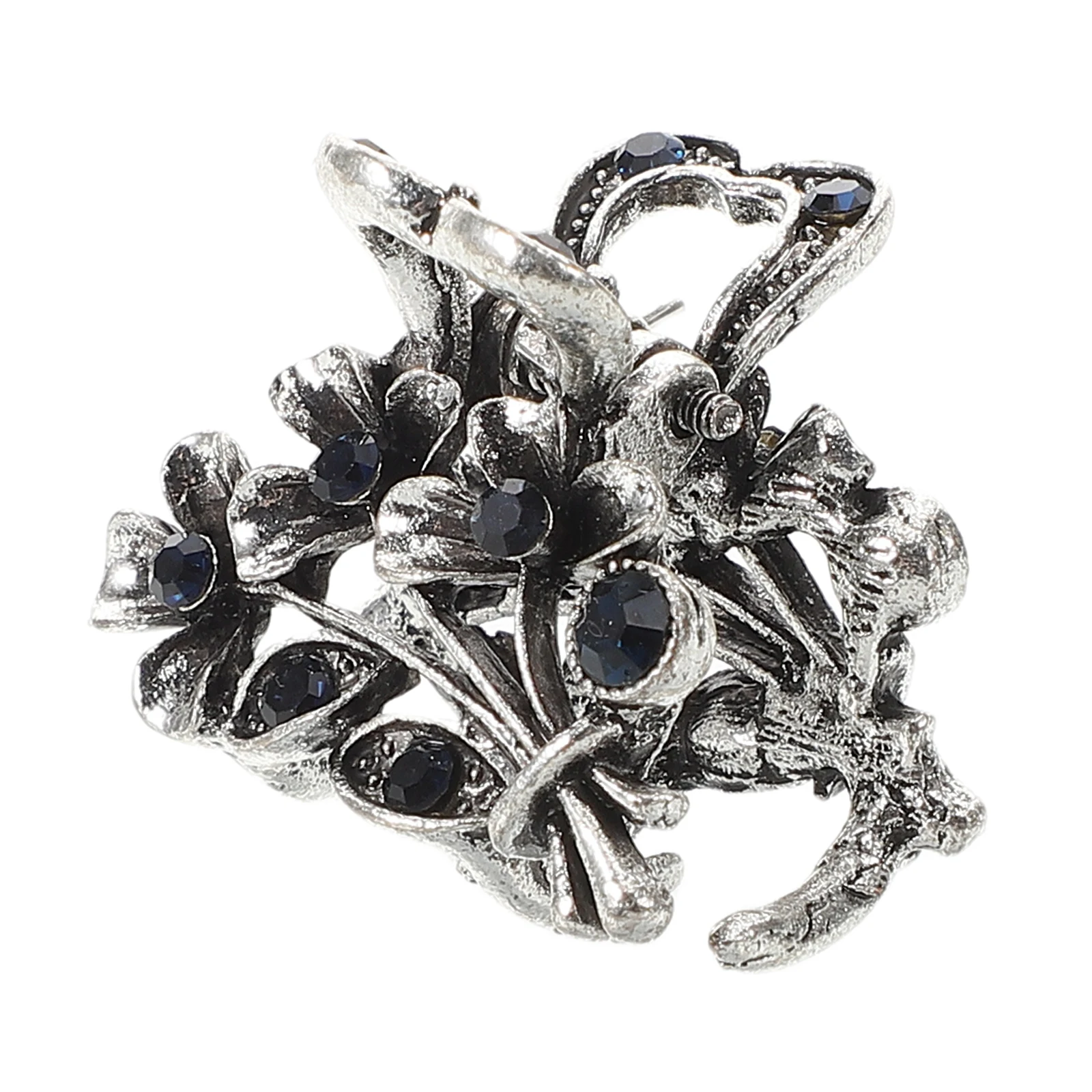 

Crystal Claw Clips Vintage Leaf Design For Women Girls Non-Slip Clamp Styling Tool Fashionable Accessories Butterfly Hair Clips