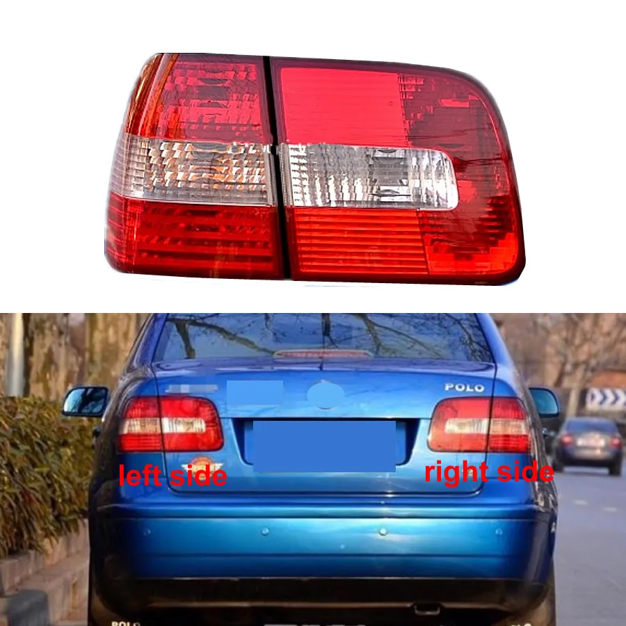 

For Volkswagen VW Polo 2002 2003 2004 2005 Sedan Car Accessories Rear Brake Taillight Stop Lights Parking Lamp NO Bulbs