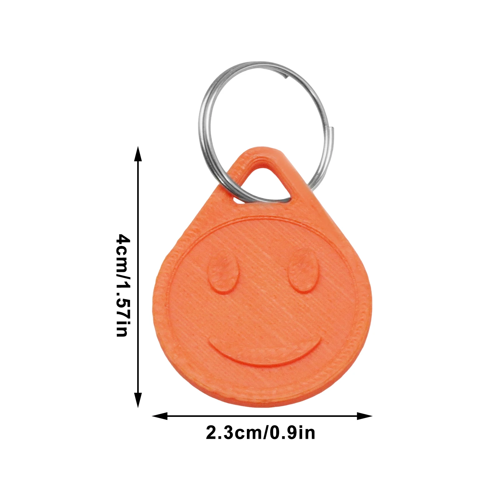 Smiling Shopping Cart Key Token, Coin Free Unlocking, Compact and lightweight Cart Token for Easy Portability