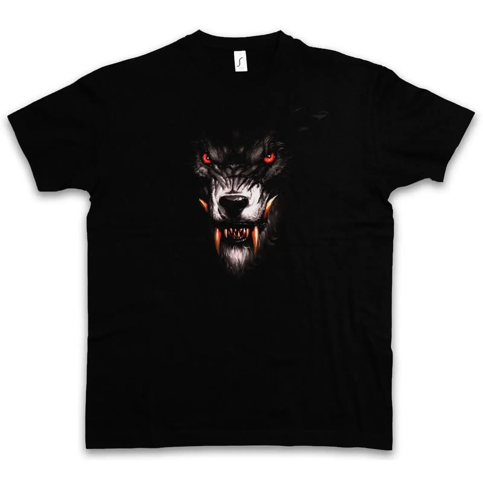 WEREWOLF T SHIRT Wölfe Mond The Werwolf Horror Das Howling Tier Wolf vintage Washed Top For Everyday Wear Casual Unisex