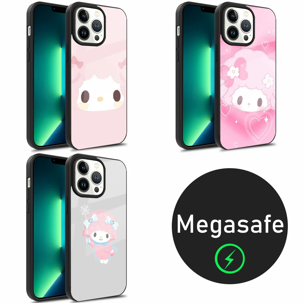 S-Sanrio My Sweet P-Piano Phone Case For iPhone 15,14,13,12,11,Plus,Pro,Max Mini Magsafe Magnetic Wireless Charging