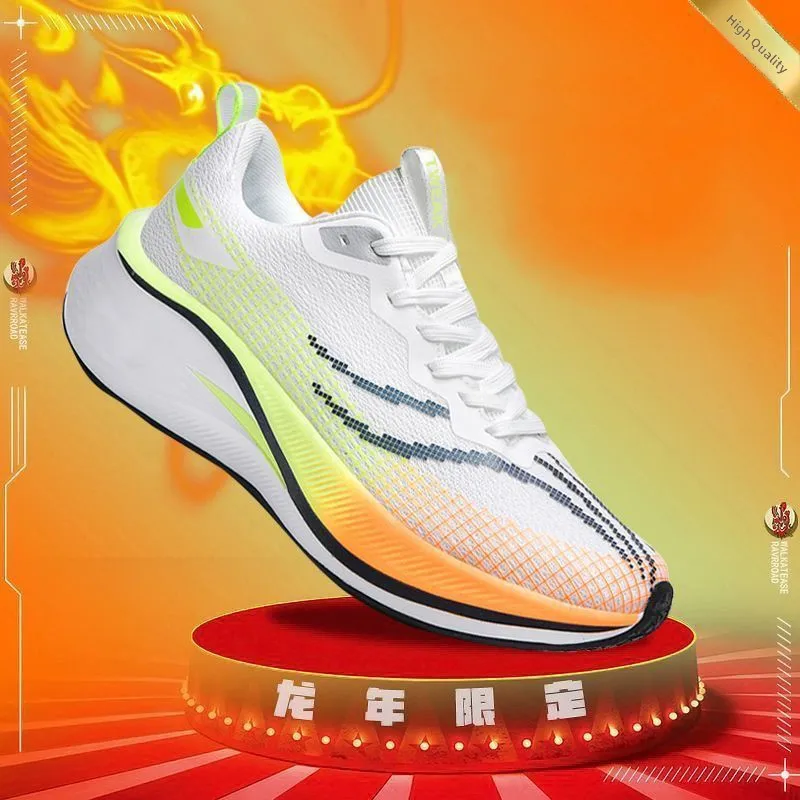 

2025 New Men's Running oes Ultra-light o Absorption Racing Casual Sports Sneakers Breathable Me Inner Comfortable