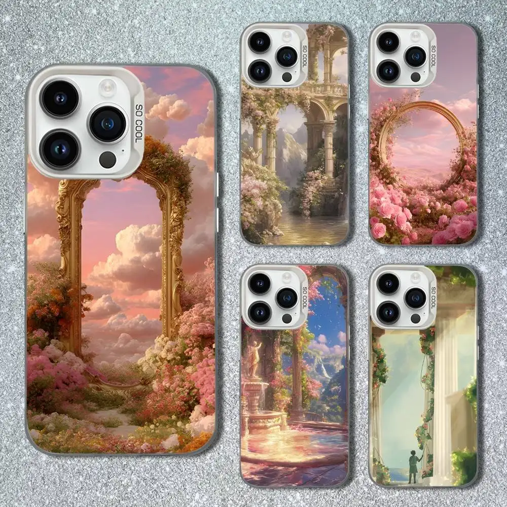 

Romantic Ancient Greek Phone Case For iPhone 13,15,14,16,12,11,Mini,MAXXS,Pro,SE, White Matte Shockproof Cover