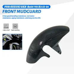 Motorcycle Front Fender For Suzuki GSX-R600 GSX-R750 GSXR 600 GSXR 750 K4 2003 2004 Front Mudguard Carbon Fiber Pattern