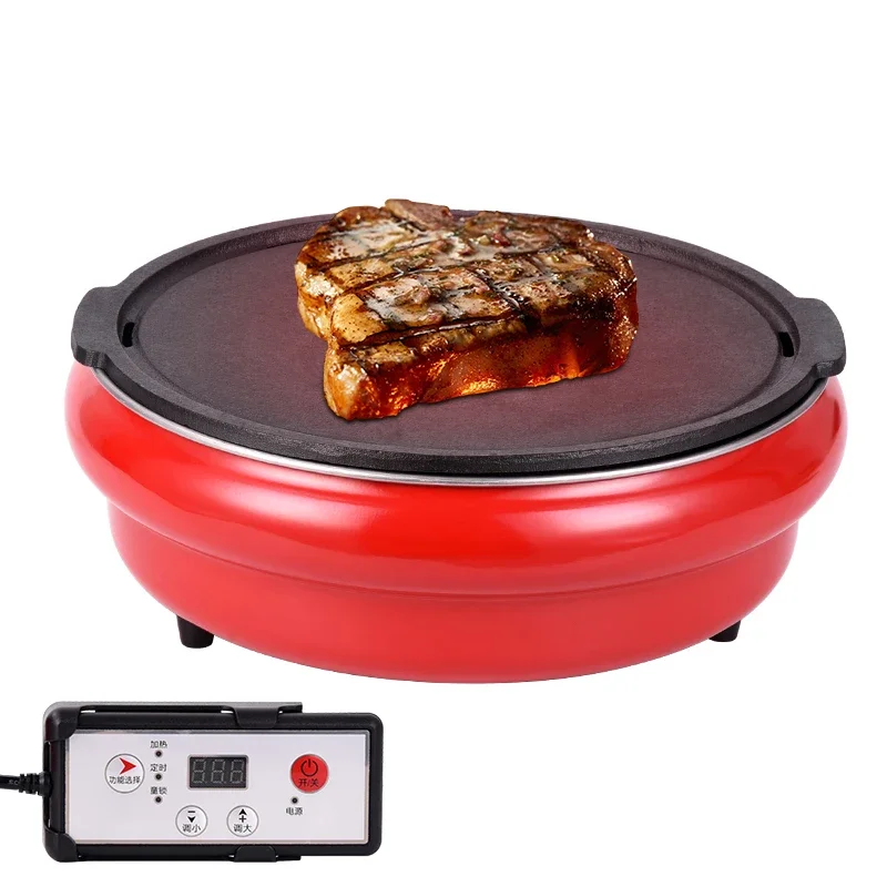 Durable and Safe Electric Ceramic Bbq Grill for Family Indoor Barbecue