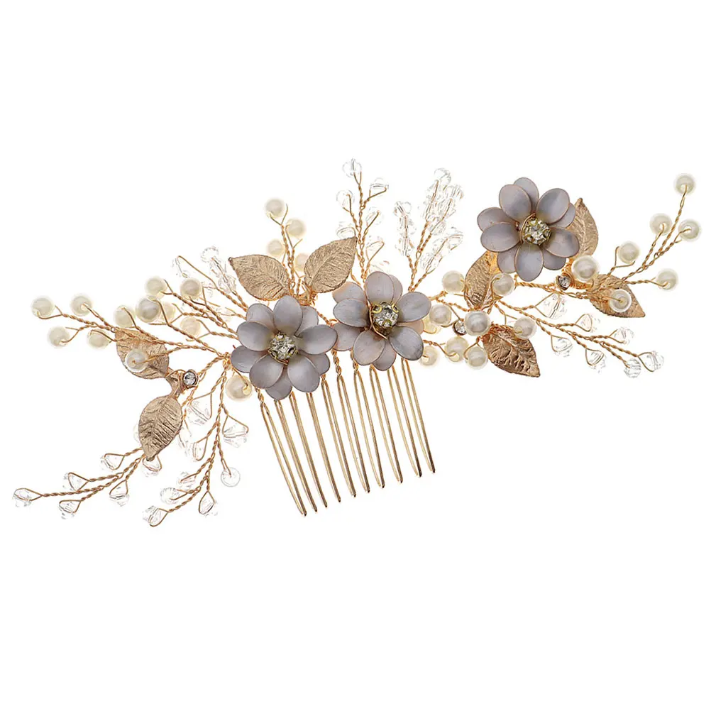 

Pearl Hair Elegant Accessories for Wedding Bridal Decor Bridesmaid Prom Daily Bridal Hair Decor Use Lightweight Compact
