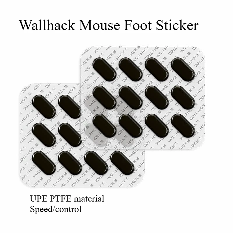 Wallhack Mouse Foot Sticker Custom UPE PTFE Speed/control Mouse Skates Suitable for Cloth Pads Mechanical Keyboard Accessories