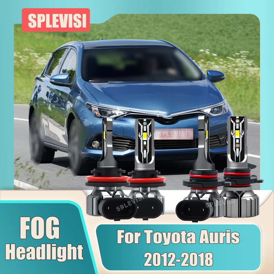 

Efficiency Heat Sink Cooling System Waterproof 12V LED Headlight Foglight For Toyota Auris 2012 2013 2014 2015 2016 2017 2018