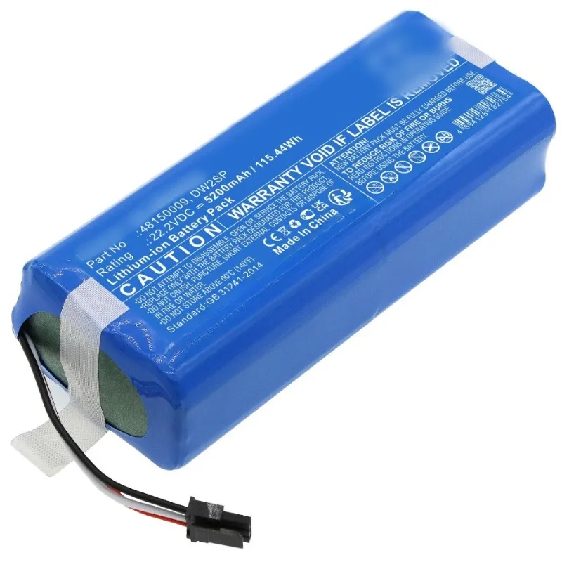 22.2V Large Capacity Battery Pack PN 48150009 DW2SP Fit for Lawn Expert Automatic Lawn Cutting Robot