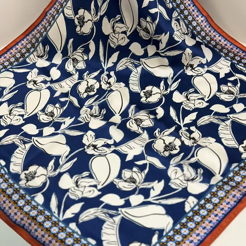 Printed Small Square Scarf Spring and Summer Women's Neck Decorative Professional