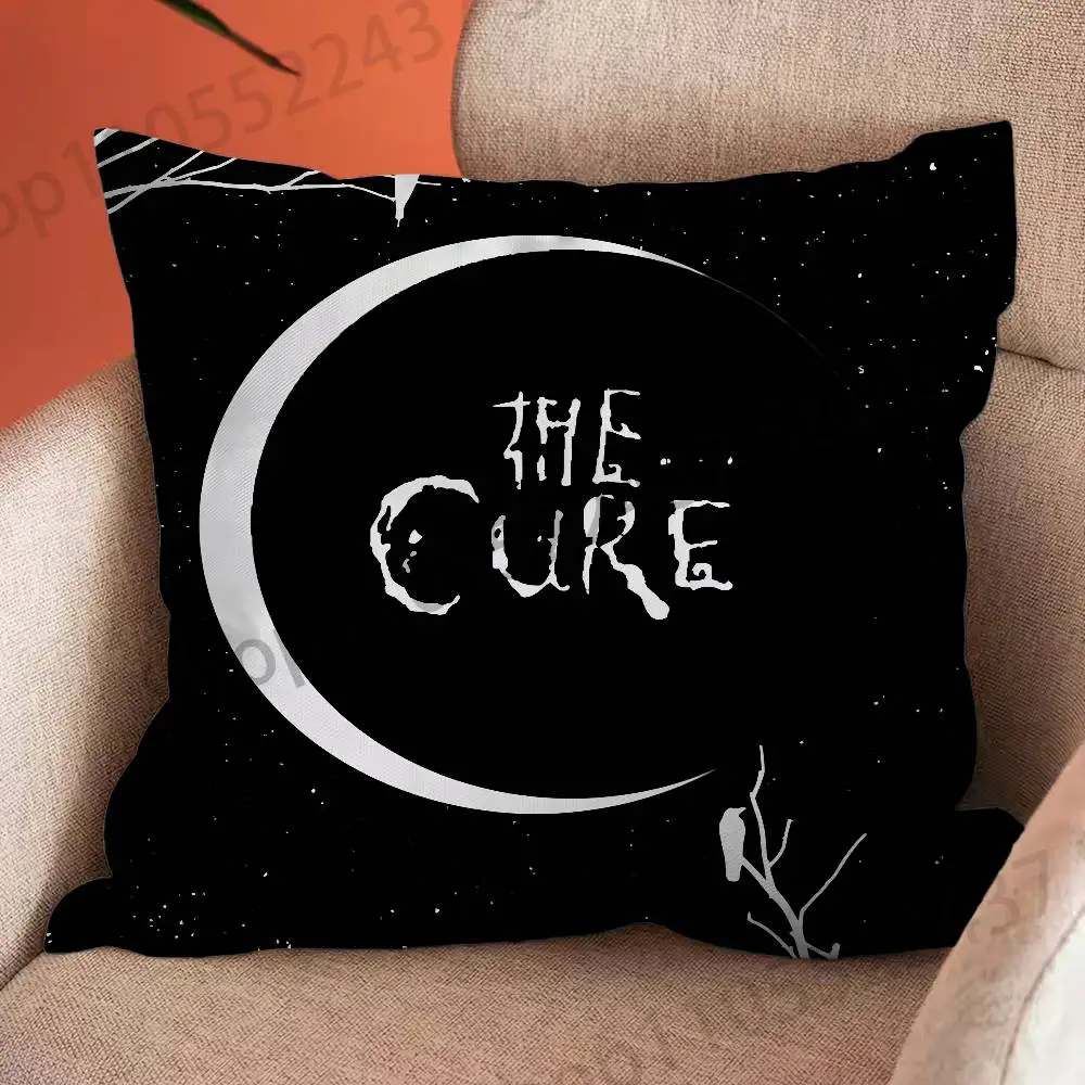 Robert Smith The C-CURE Cartoon Printing Pillowcase Customized Pillow Cover for Sofa Home Decor