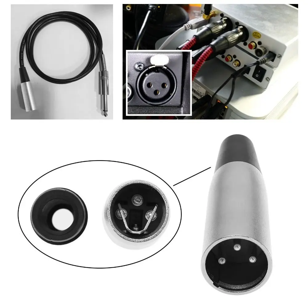 3Pin Female Battery Charger Port Plastic Metal Construction Inline Plug Adapter Inline Connector Lithium Battery Port