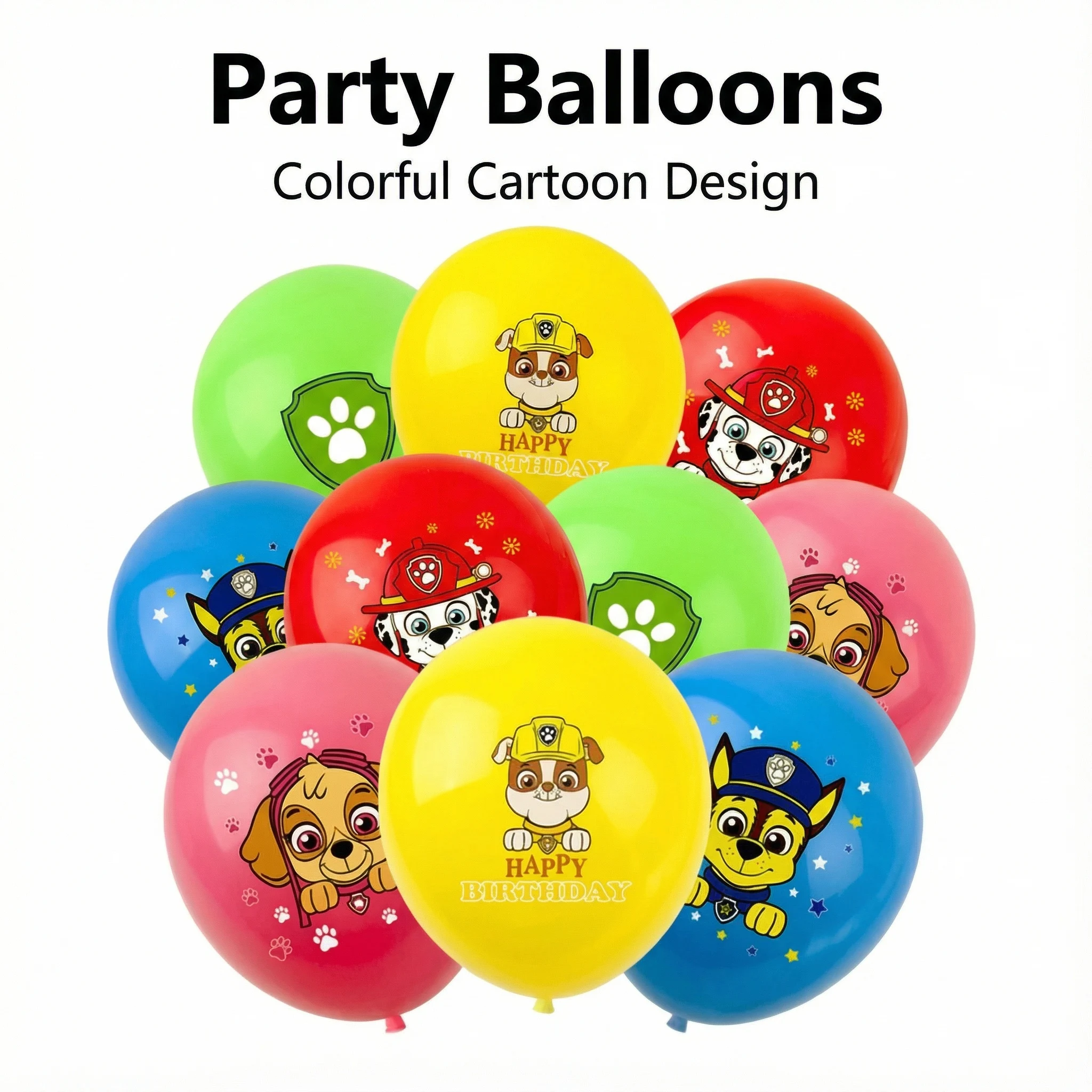 

Paw Patrol Balloons Party Decorations Supplies Cute Cartoon Anime Figure Chase Birthday Balloon Kids Toys Holiday Gifts