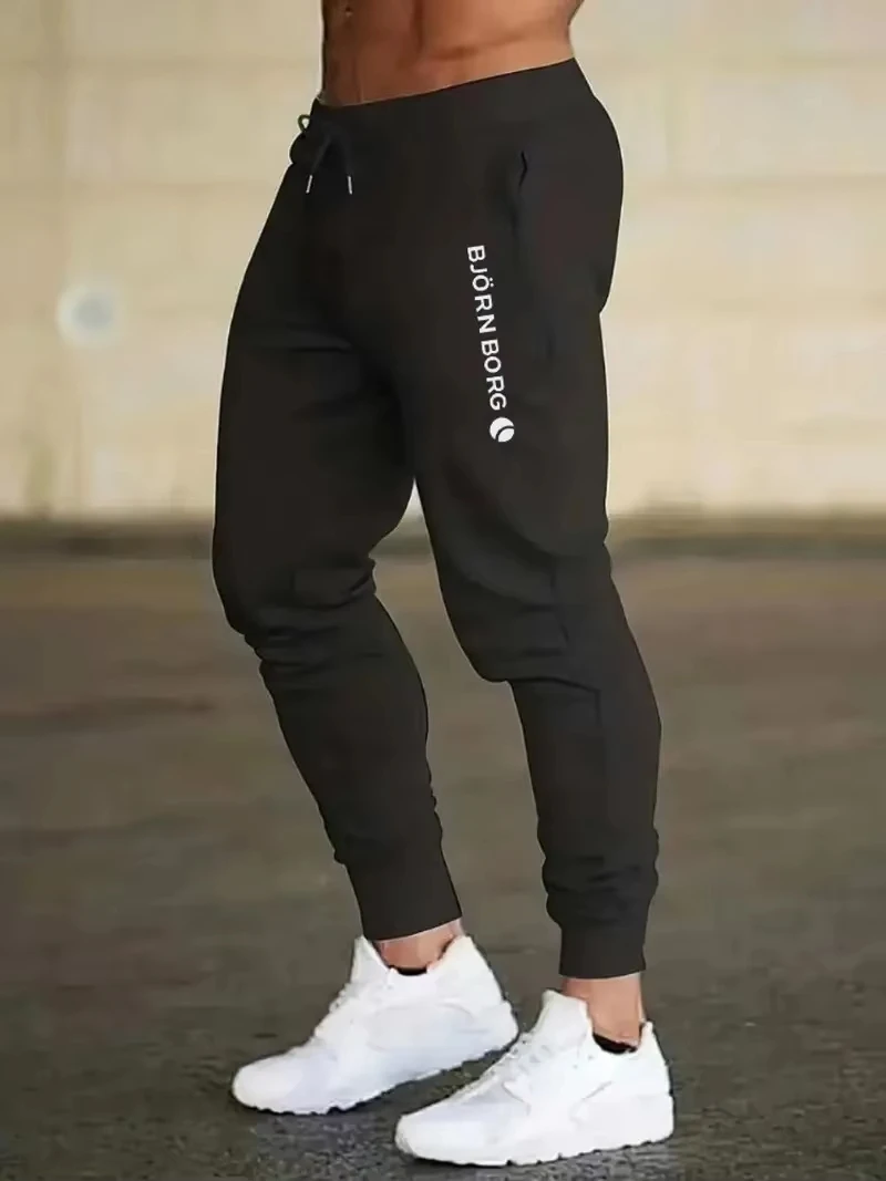 

2026 new thin trousers Gym jogging fitness sportswear autumn men's and women's jogging sports casual pants gym breathable pants