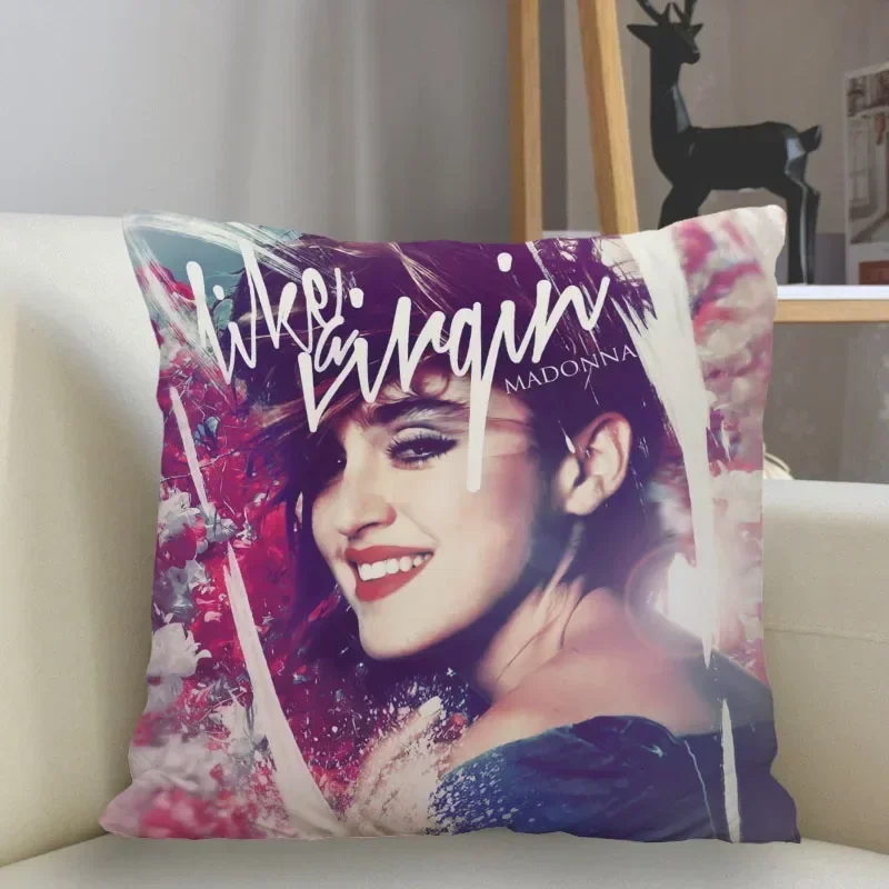 Musife New Custom Madonna Pillowcase Sofa Decorative Cushion Cover Pillowcase Home Decor Drop Shipping Wholesale