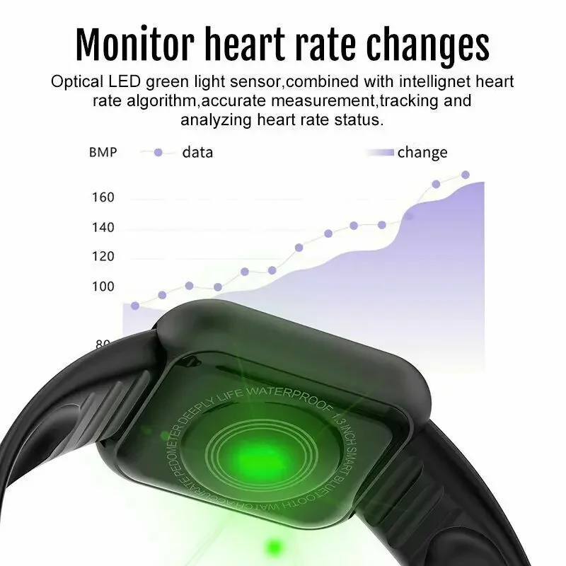 Умные часы D20 для мужчин и женщин, Bluetooth, подключенный телефон, музыка, фитнес, спортивный браслет, монитор сна Y68, умные часы