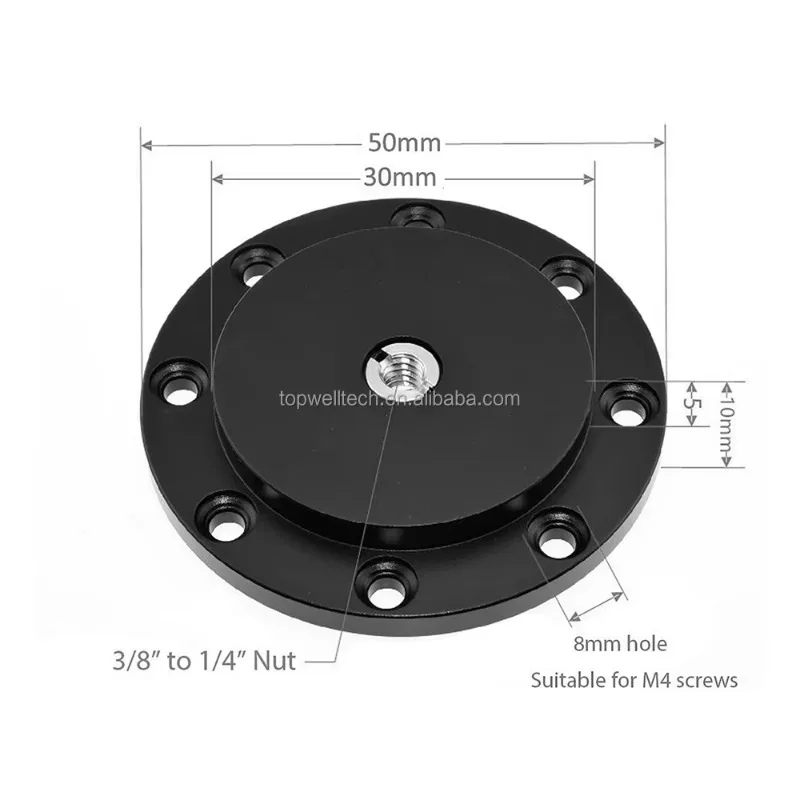 

Фланцевая пластина-адаптер для штатива с фиксированным основанием, аксессуар для подключения проектора, для использования на улице, в кемпинге, на рабочем столе