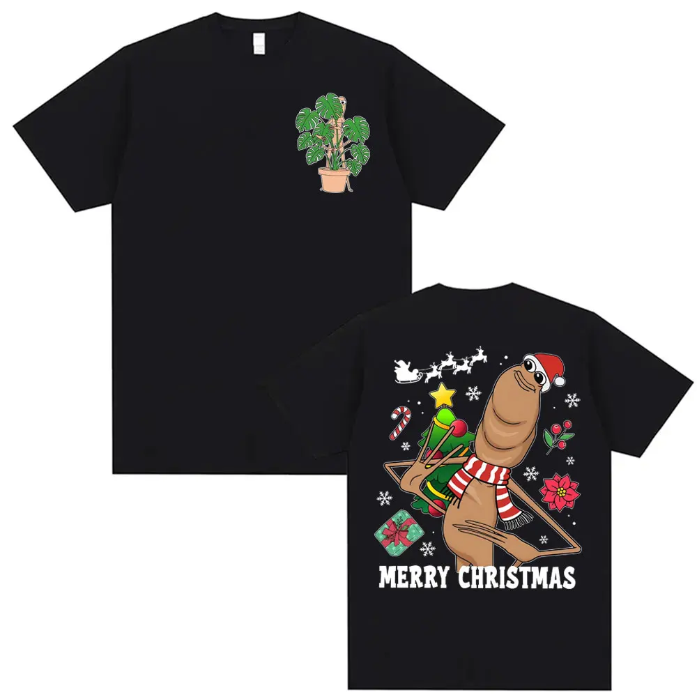 Merry Christmas Marcus The Worm Funny T Shirts Men Women Harajuku Vintage 90s Meme T-shirt Cotton 100% Cozy High Quality T Shirt