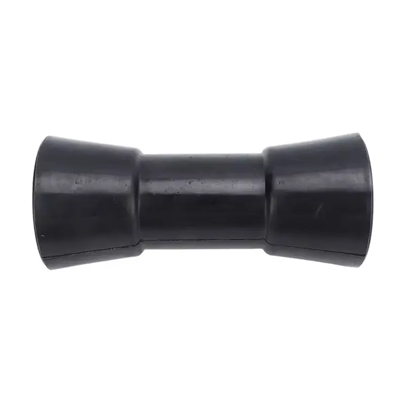 

Boat Trailer Roller 6 Inch Heavy Duty PU Black Marine Keel Roller For Enhanced Boat Support