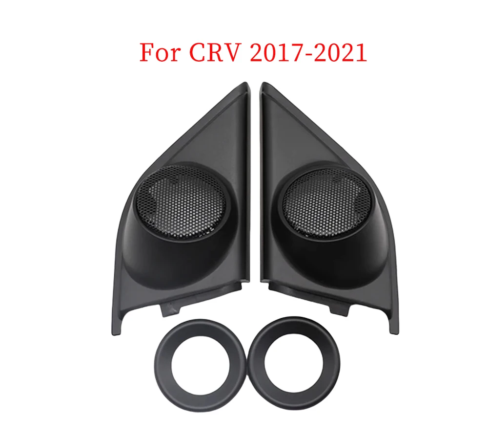 

Car Tweeter Refitting Speaker Cover Boxes Mounts Audio Door Angle Gum For CRV 2017-2021